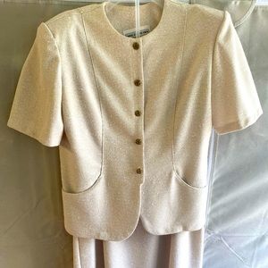 PABLO COLLECTION- Retro Casual Skirt/Jacket Combo